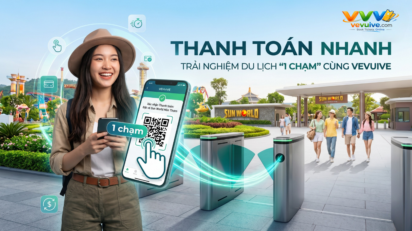 Cách thanh toán nhanh khi đặt vé: Trải nghiệm du lịch